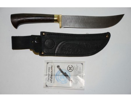 Нож Узбекский (дам. ст, венге, литье)