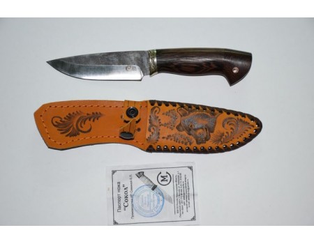 Нож Сокол (кован ст. 95Х18, со следами ковки, венге, литье)