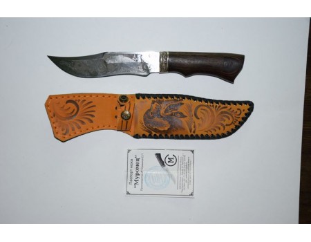 Нож Муромец (кован. ст. 95Х18, венге, литье, гравировка)